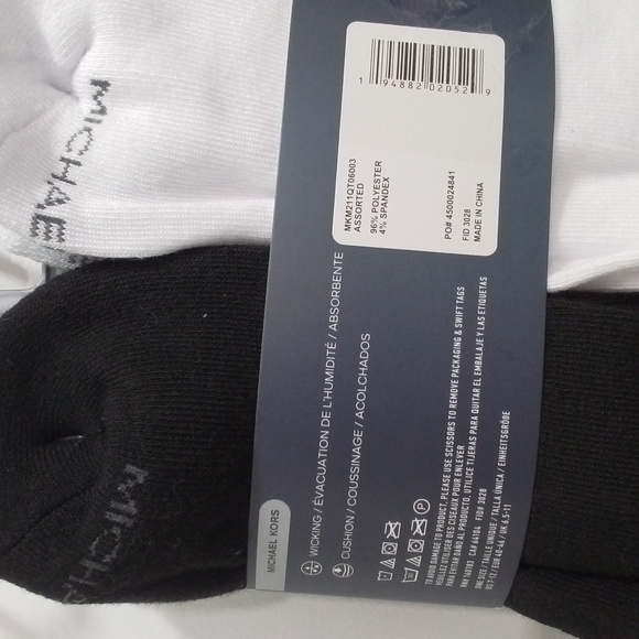 NEW Michael Kors Cushion Quarter Cut 6 Pairs - Picture 5 of 6